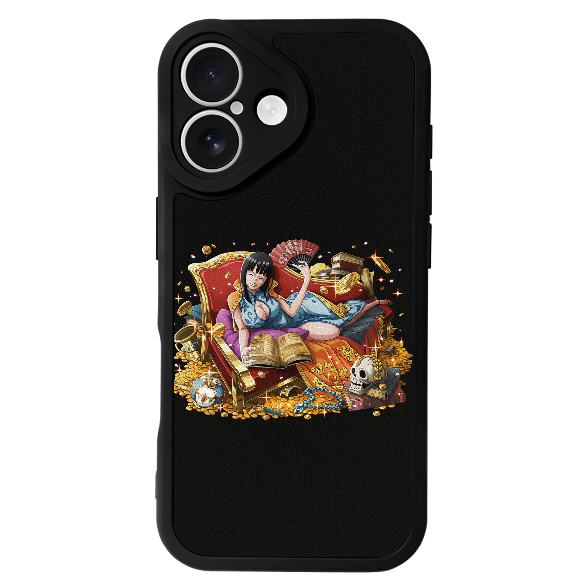 （画像用） ワンピース ニコ・ロビン ONE PIECE Nico Robin 【iPhone 16シリーズ対応】シリコンスマホケース（レザー調） 材質：シリコン